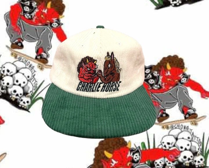 Image of Charlie Chong cord green 