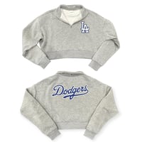 Image 1 of Dodgers Crop Sweater 