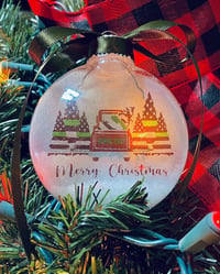 Thin Green Line Honor First Ornament 