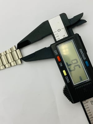 Image of Rare 1980's Seiko stainless steel watch strap,Old Stock,9.5mm/20mm