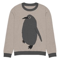 Image 6 of Giant Baby Penguin Knitted crew neck sweater