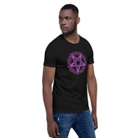 Image 9 of Pink and Purple Pentagram Unisex t-shirt