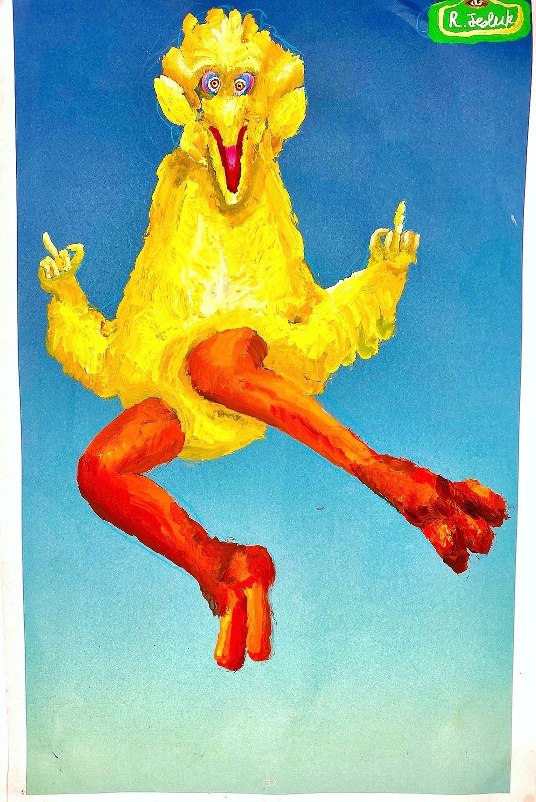 Big Bird-Original Painting | Ryan Tesluk