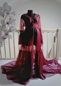 Image 1 of Photoshooting tulle dress Beatrice | size S-M | bordeaux