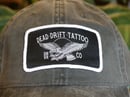 Image 2 of Dead Drift Tattoo Eagle Hat- Charcoal grey