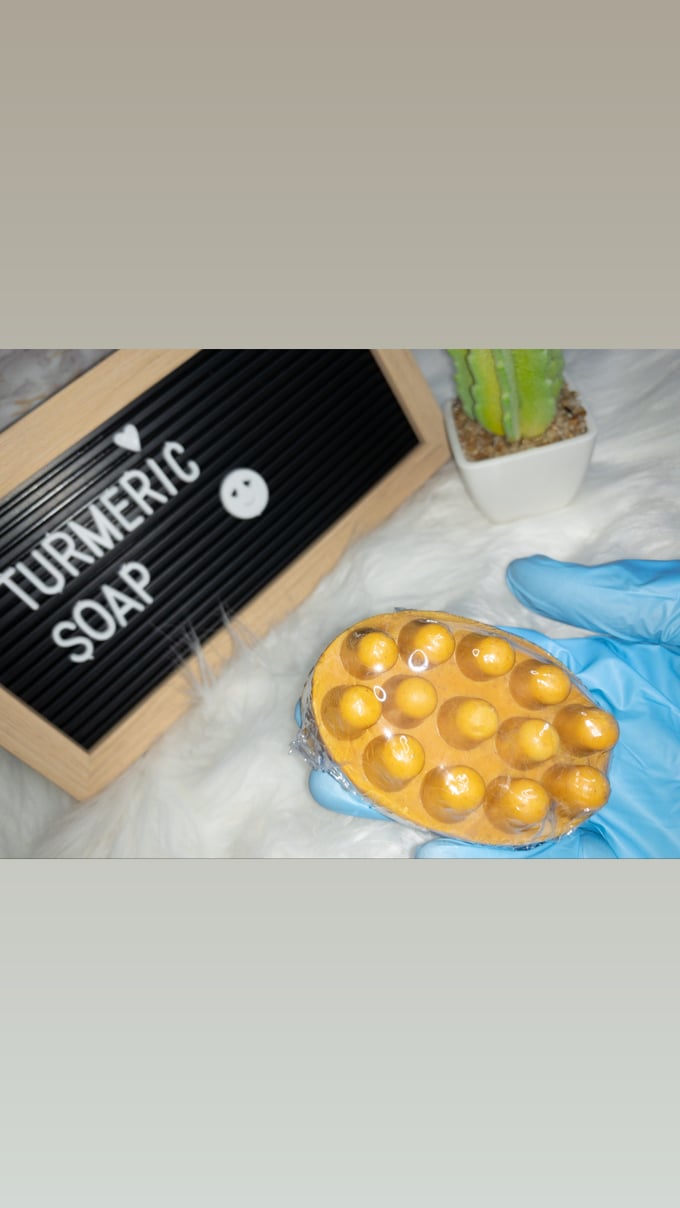 Image of Tumeric exfoliating soap bar 