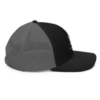 Image 4 of Goose Creek Co Brand Black Gray Richardson 112 - Snap Back Trucker Cap