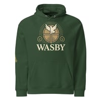 Image 3 of WASBY® Unisex Eco Raglan Christian Hoodie | Faithwear Streetwear UK