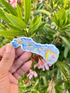 Hawaii Landmarks Waterproof Vinyl Sticker 