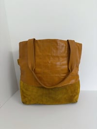 Image 5 of 00s Orange leather bag 