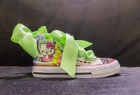 Image 1 of Cartoon Toddler Girls Custom Canvas Shoes