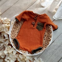 Image 1 of Sitter boys bodysuit Enzo | orange