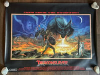 DRAGONSLAYER 1981 U.K Original Poster 30" x 40"