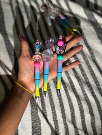Image 3 of Beaded Pens w Charms (spring/summer)