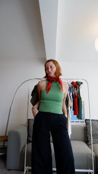 Image 4 of THE AGNES TRIANGLE SCARVES