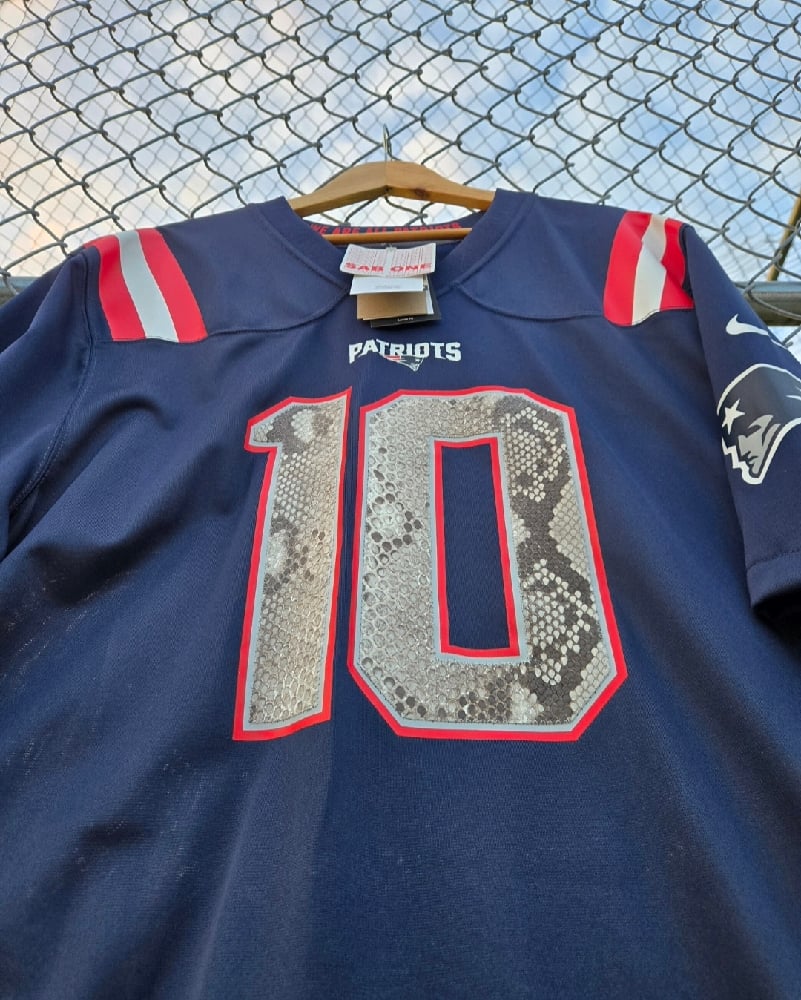 Image of Drake Maye Python jersey 