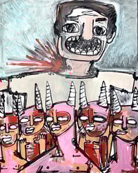 “  NECK SHIT     “ canvas  