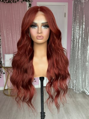 Image of human hair auburn (ready to ship) 