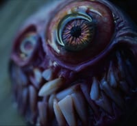 Image 17 of Custom Swappable Phone Grip for smartphones, reflective pupil, glow in the dark. Madballz