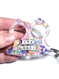 Image 5 of BRAT 666, CRY BABY, BAD BOY keychains