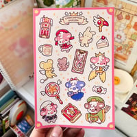 Image 1 of Cowcaptor Sakura Sticker Sheet