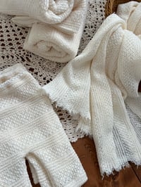 Image 8 of Cream Knit Wrap