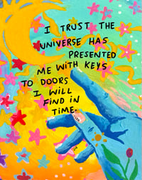 Image 2 of “Celestial Woodslice" ♡ ORIGINAL PAINTING ♡