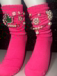Image 11 of AKA Glam Slouch Socks