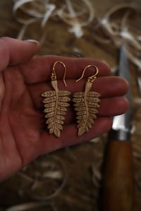 Image 3 of Fern Leaf Earrings…