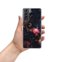 Image 5 of Baroque Style Gothic Inspired Rose Oil Painting Clear Case for Samsung®