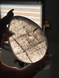 Image 4 of DENDRITIC OPTICAL CALCITE FLAMES WITH BACKLIT RAINBOWS