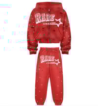 RARE RED RHINESTONE SET