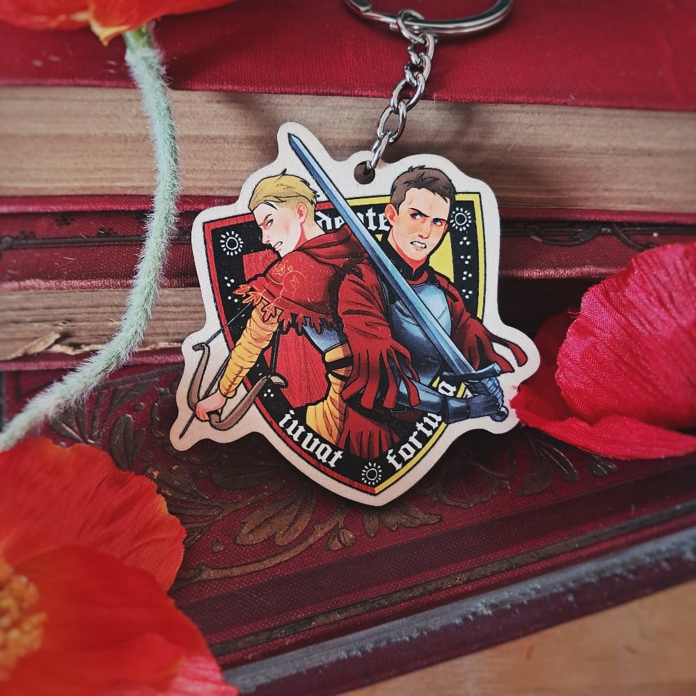 Image of Hansry wooden keychain