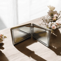 Image 3 of Yellow Vase Folding Compact Mirror