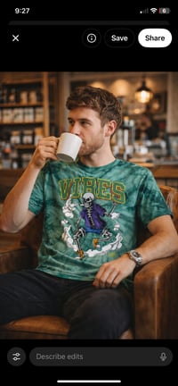 Image 8 of Skull & Cones Tie Dye T-Shirts