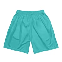 Image 2 of RUOK2DAY CUTOUTS SHORTS - TURQUOISE
