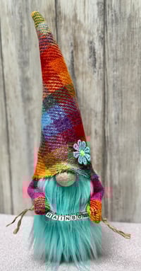 Image 1 of Harris Tweed Wee Rainbow Gnome