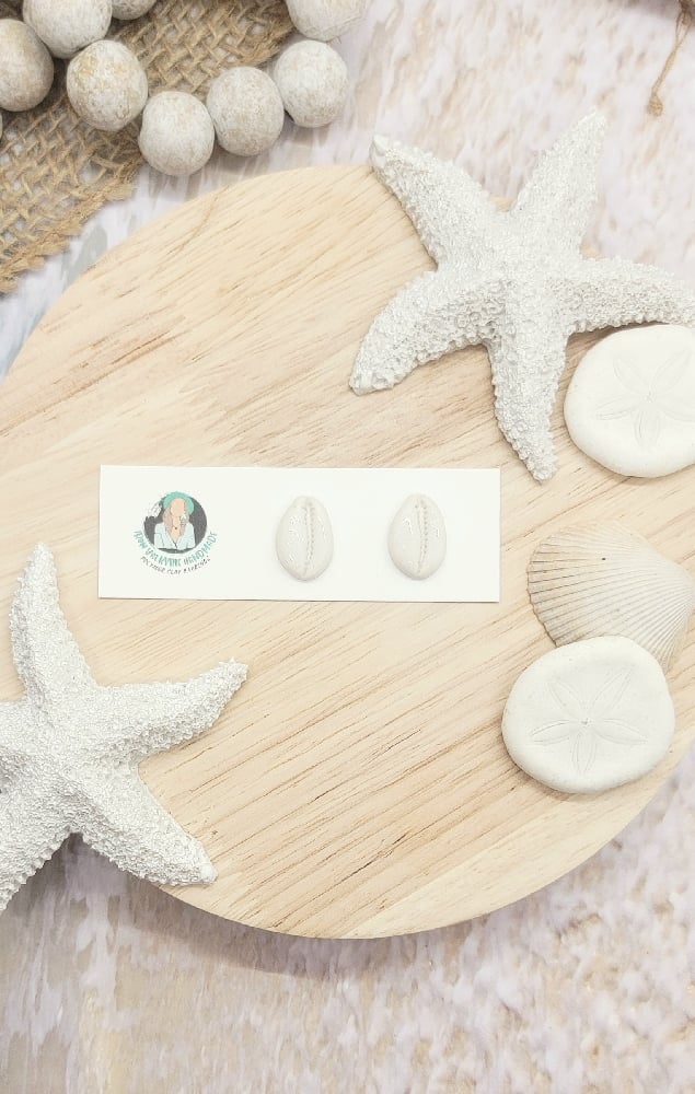 Image of Cowrie Shell Studs