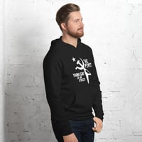 Image 2 of the pimps thank god i'm an atheist hoodie 
