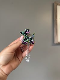 Neon ghost balloon dog - GLOWS IN DARK