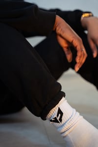 Image 5 of U Perform Crew Socks (1 Pair) - White 
