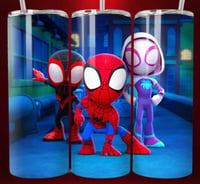 Spidey & friends 20oz tumbler