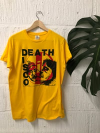Image 1 of PIL Death Disco Shirt (yellow)