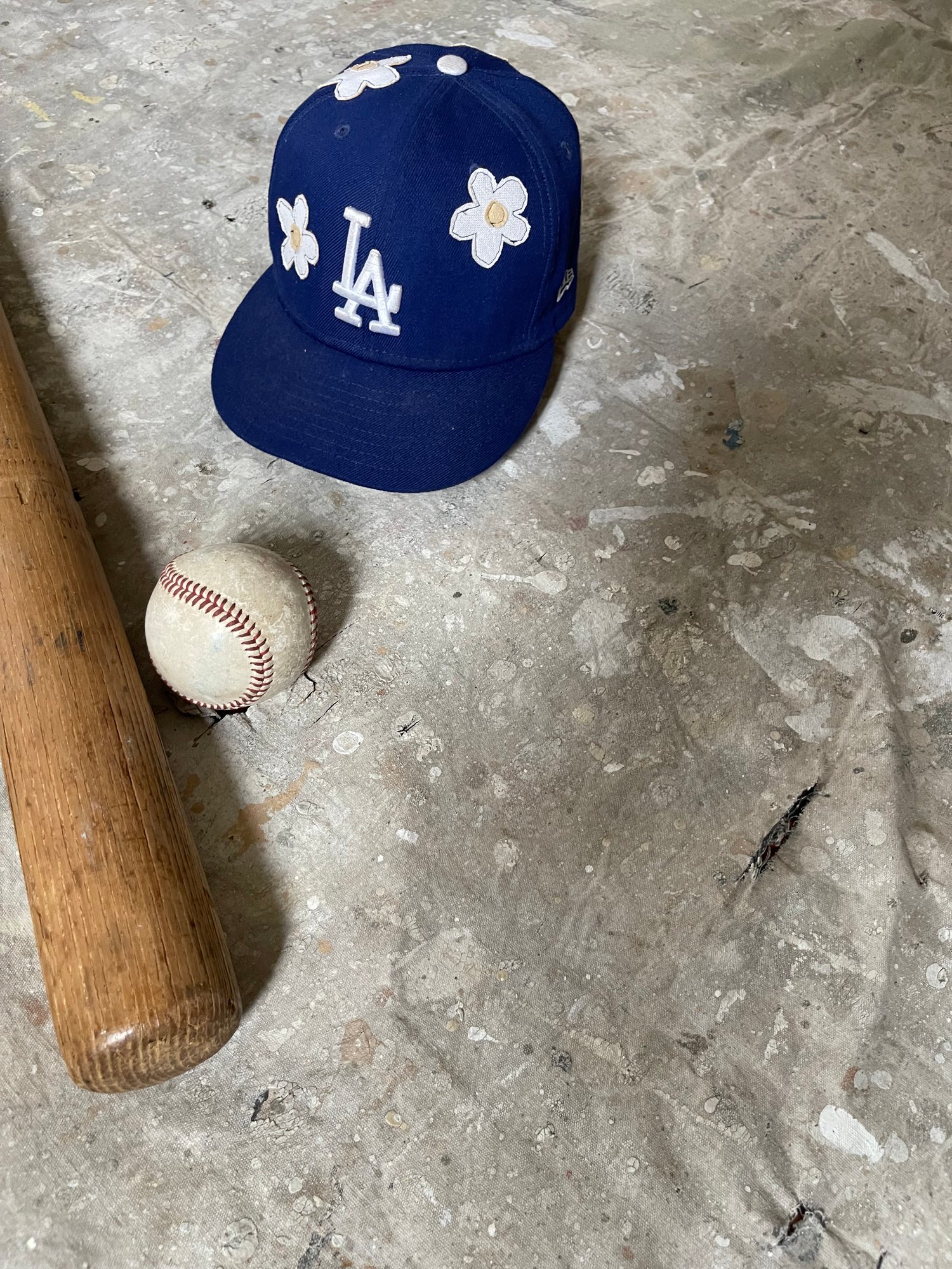 Image of Los Angeles Dodgers Floral hat 