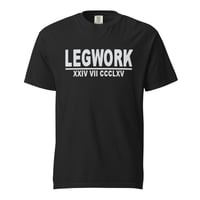 Image 1 of Black / White Legwork T-Shirt