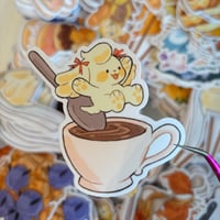 Image 5 of Sweet Breakfast Pup Stickers