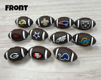 Image 1 of Football Focal Beads