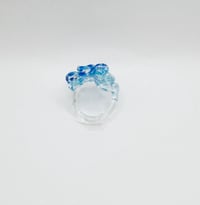 Image 2 of blue swirl ring