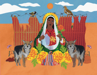 Virgencita, guía, protege, y repatria la tierra.