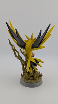 Image 3 of Zapdos' Spark Handpainted Fan Art Figurine